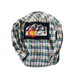 Gap Flannel / T-shirt Hybrid - Small